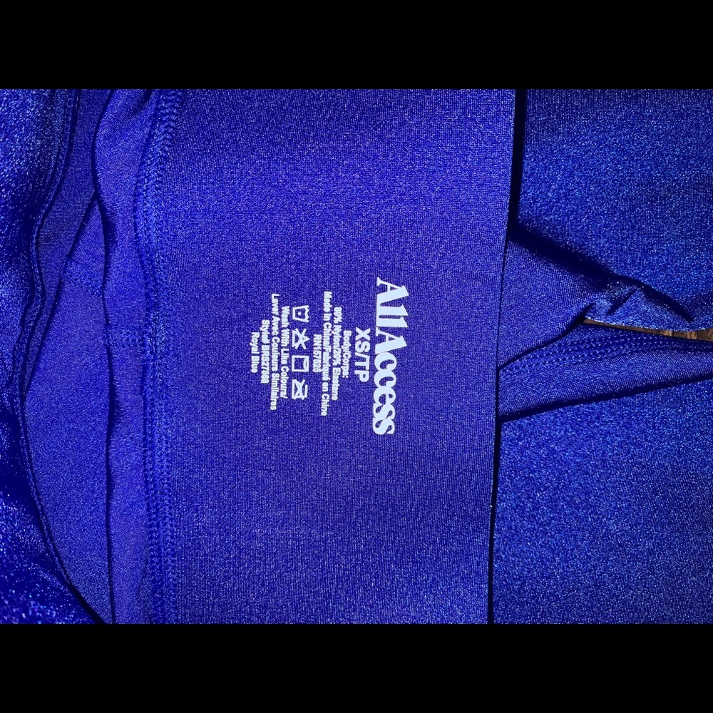 All access blue leggings